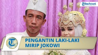 Viral Foto Pengantin Laki-laki di Lombok Mirip Jokowi, Istri: Saya Kaget Banyak Orang Bilang Gitu