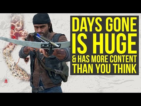 Days Gone PS4 IS WAY BIGGER Than You Think - A Lot Of New Info (Days Gone Gameplay) Video