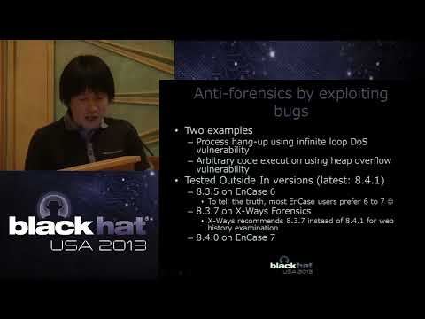 Malicious File for Exploiting Forensic Software