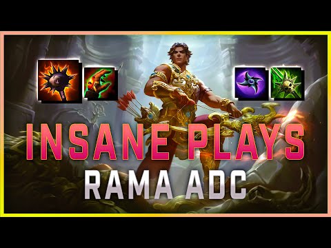I DID 70K DAMAGE AS RAMA (and got 2 MMR for it) - Smite Rama ADC
