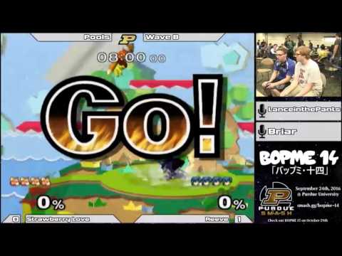 BoPME 14 - Spire | Reeve (Marth) vs. Strawberry Love (Fox) - Pools