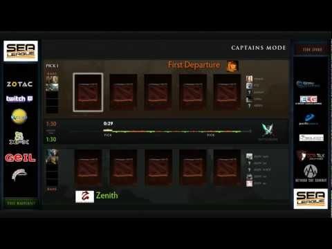 Zenith vs First Departure - Game 1 (SEA League - Semifinals)