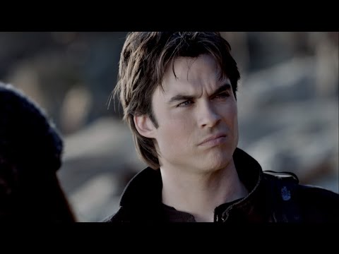 TVD 4x13 - Elena asks Damon if he plans on taking the cure. "I don't like to speculate" | Delena HD