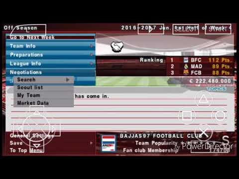 How to get more money in master league on psp pes 2016.