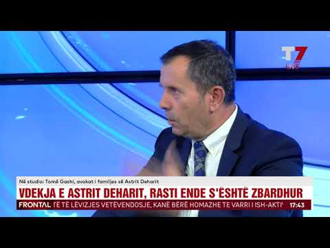 Tomë Gashi flet në Frontal për rastin Dehari | T7