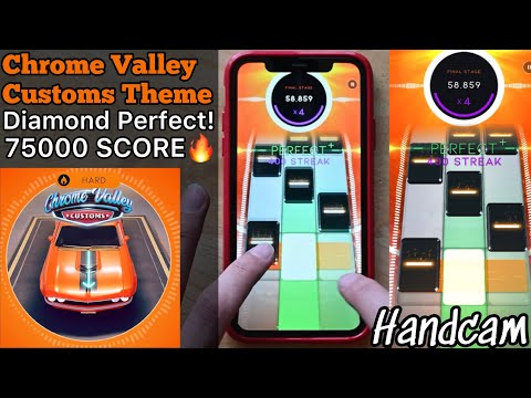[Beatstar] Chrome Valley Customs Theme HARD DIAMOND PERFECT 75000 Handcam