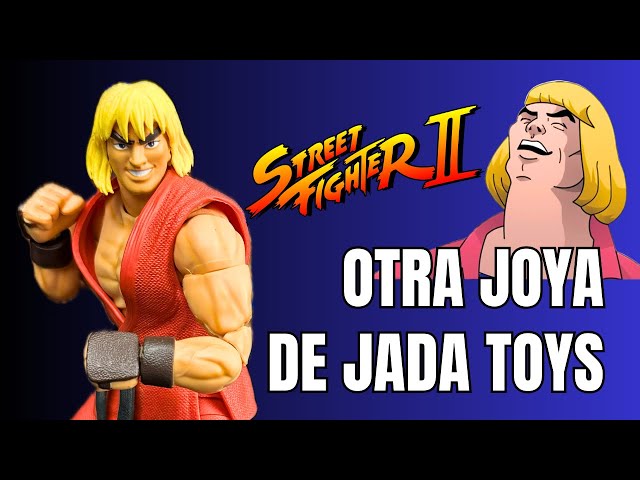 Vídeo relacionado con Jada - Street Fighter 2 Figura articulada de Ken 15cm, Coleccionable, con Manos y Cabeza Intercambiables, Accesorios, 20 Puntos articulados, A Partir de 13 años (253252029)