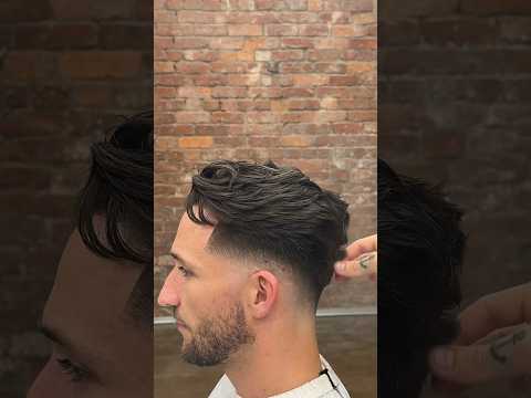 Swept back hairstyle ‘medium length’ and haircut consultation 💯 styled using Rascals Styling Paste