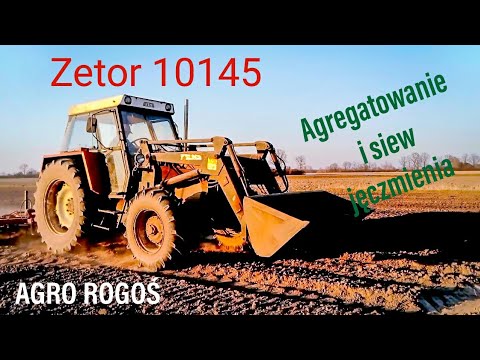 Agregatowanie i siew jęczmienia ☮️ oglądaj do końca! ☮️ Agro Rogoś ☮️