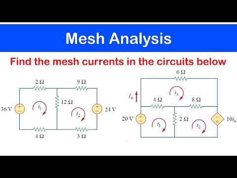 ☑️14 - Mesh Analysis with Voltage Sources