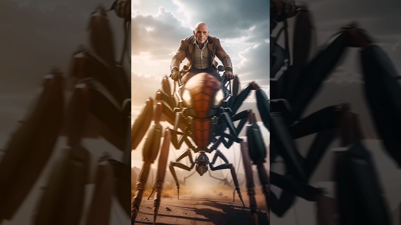Riding a spider #stablediffusion #deforum #ai #art #riding #man #spider #beast #strength #power #fyp