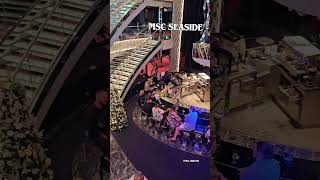 We found love aboard Msc Seaside 💙 with msc friend travel with Damian #wefoundlove #mscseaside