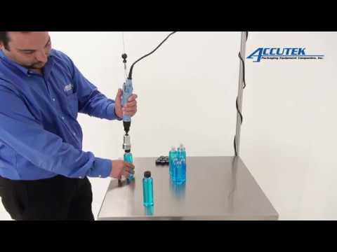Electric Hand Held Chuck Capper - Portable Capping Solutions - Bottle Capper - Accutek Packaging