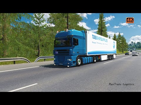 Daf XF 105 - Euro Truck Simulator 2 | 4K gameplay