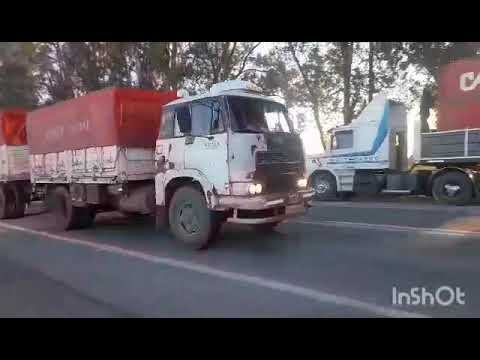 CAMIONES EN RP158 , SAN FRANCISCO ,CORDOBA , ARGENTINA , VIDEO 237