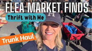 LONG BEACH FLEA MARKET! ☀️ Wish List Finds & Wait Till You See The Hot Dog 😂 Check Out My TRUNK HAUL