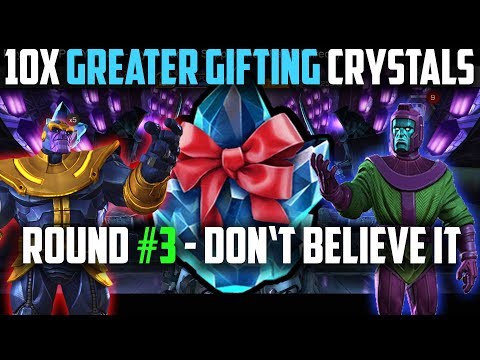 10X Greater Gifting Crystal Opening #3 - I DON'T BELIEVE THIS - Marvel Contest of Champions