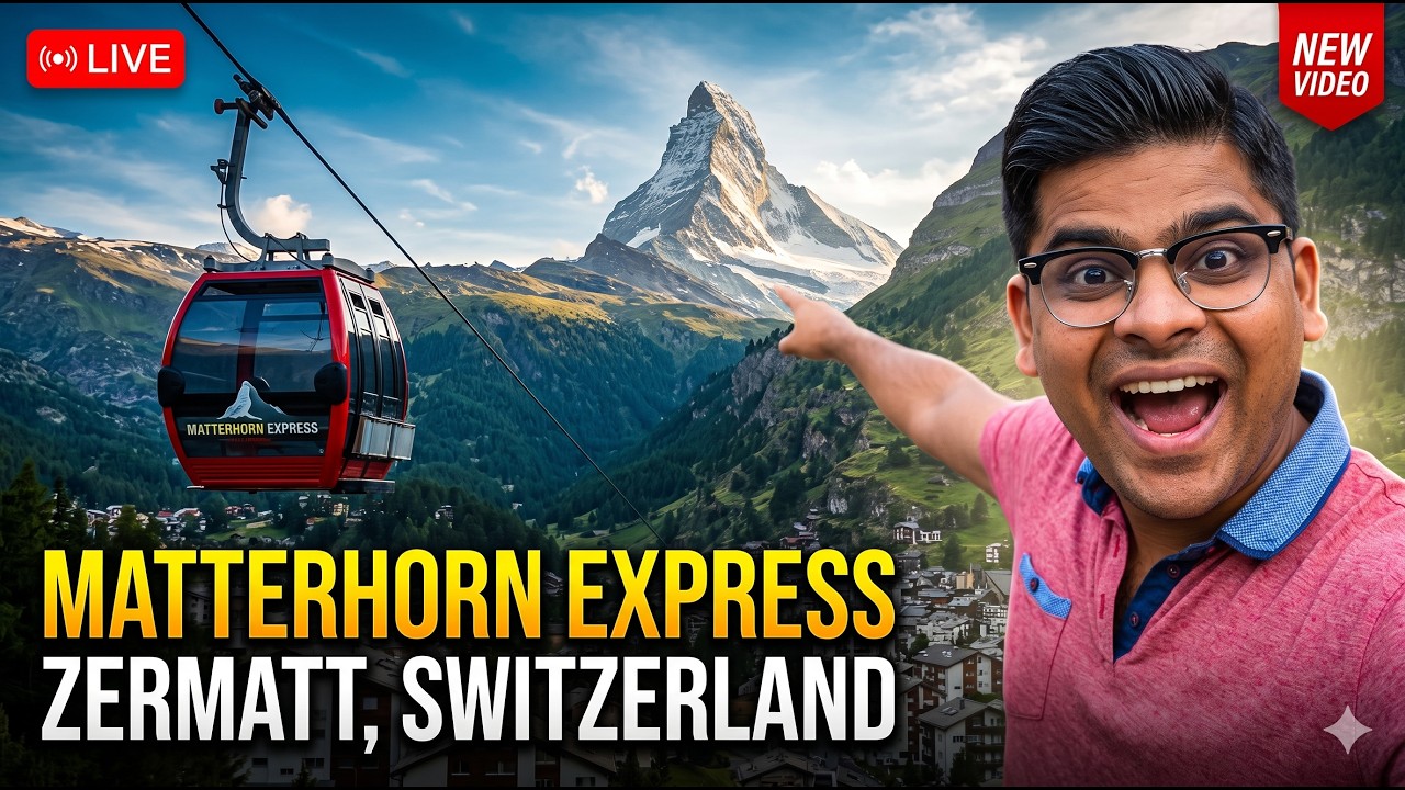 Matterhorn Express Cable Car Experience in Telugu