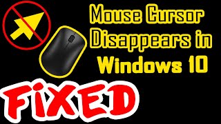 How to Fix  - Mouse cursor disappears in Windows 10 Laptop/Desktop