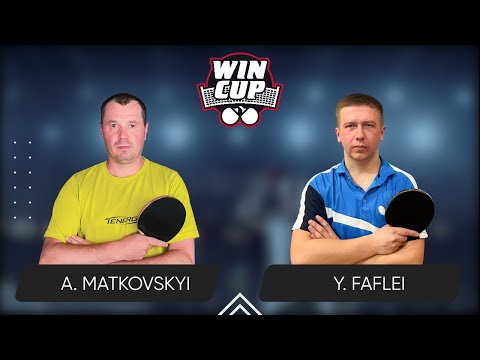 13:00 Andrii Matkovskyi - Yevhenii Faflei West 3 WIN CUP 19.07.2024 | Table Tennis WINCUP