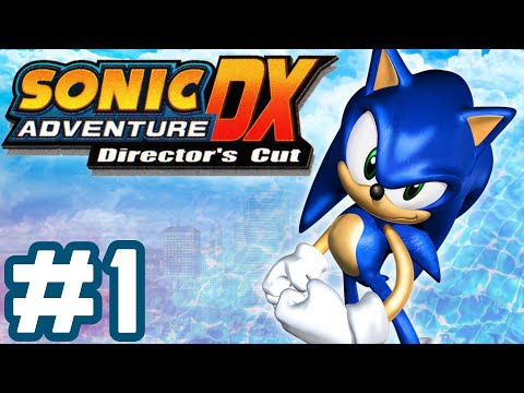 Sonic Adventure DX Gameplay Walkthrough Part 1 - No Commentary | Chaos 0 Boss In Station Square