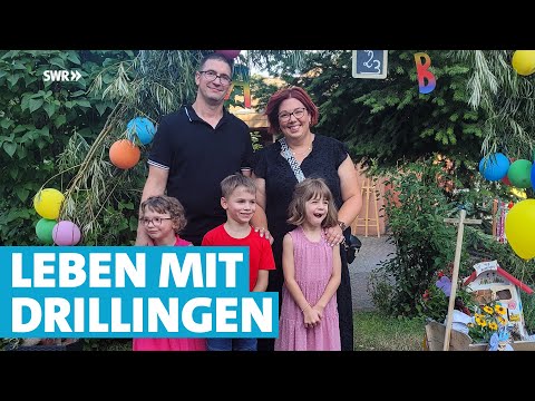 Familie mit Drillingen: Eine Herausforderung