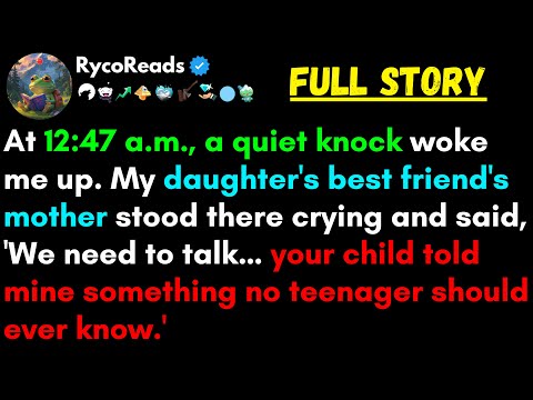(FULL STORY) At 12:47 a.m., a quiet knock woke me up. My daughter's best friend's mother...