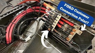 Ford Transit Electrical Connections Under Driver Seat