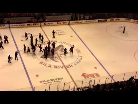 Coyotes vs Wild end of game 12-11-15