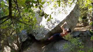 Video thumbnail of Oso yonki, 7a. Can Boquet