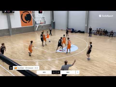 Ioannis Soilemetsidis (Orange #17) | Norrköping Dolphins vs Malbas Basket, USM Herrar U19 2025-11-30