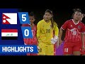 Nepal Vs Iraq Extended Highlights | Waff Women's Championship 2024