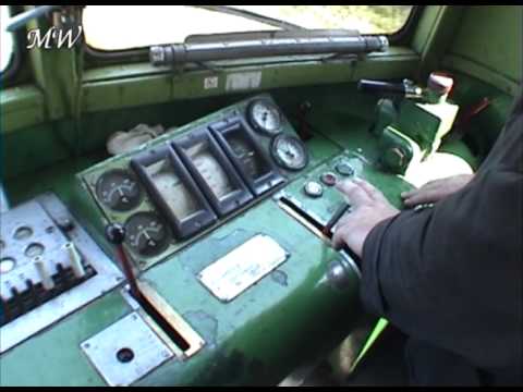 JHMD - T 47.021 - Narrow-gauge Diesel Train, Cab Ride, Summer 2002