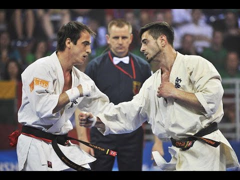 -65kg Andrei Zinchenko Georgia - Taras Havrylets Ukraine KARATE  EC 2016