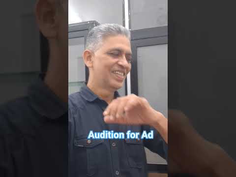 Sandip V Pednekar Audtion for Ad