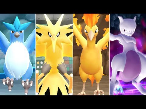 Pokémon Let's Go Pikachu & Eevee - All Legendary Pokémon Locations
