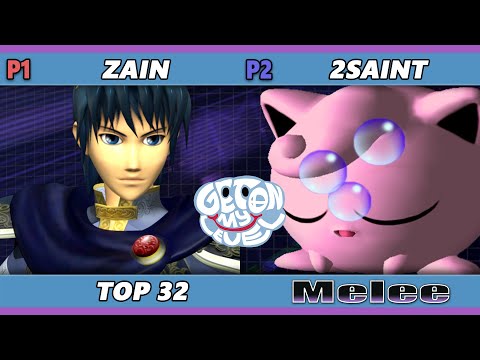 GOML 2022 Top 32 - Zain (Marth) Vs. 2saint (Jigglypuff) SSBM Melee Tournament