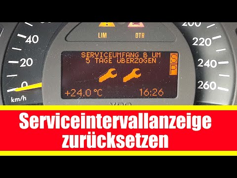 Pkw Assyst Plus Resetten Mercedes Benz C Klasse Service Intervallanzei