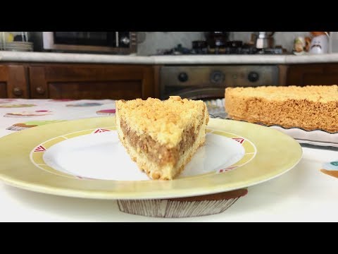 SBRICIOLATA RICOTTA E AMARETTI - ricotta and amaretti crumble pie