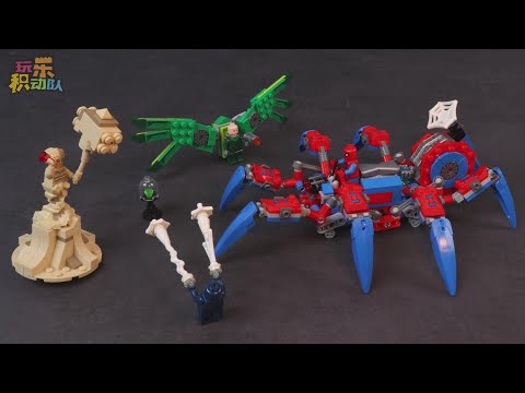 LEGO Spider-Man 76114 Spider-Man's Spider Crawler【Stop Motion Animation】