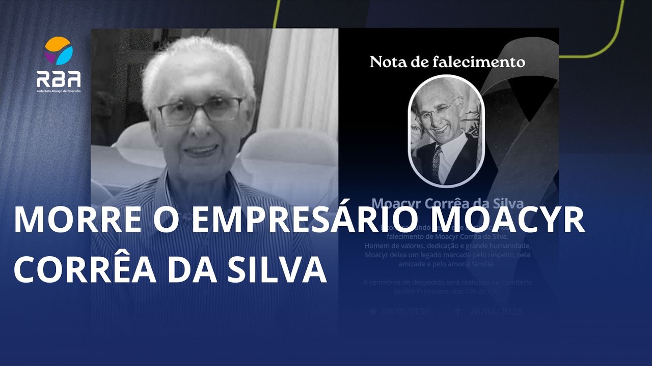 Morre aos 96 anos o empresário Moacyr Corrêa da Silva em Rio do Sul