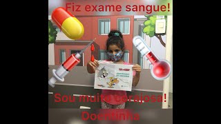 Corajosa, exame sangue sem Chorar