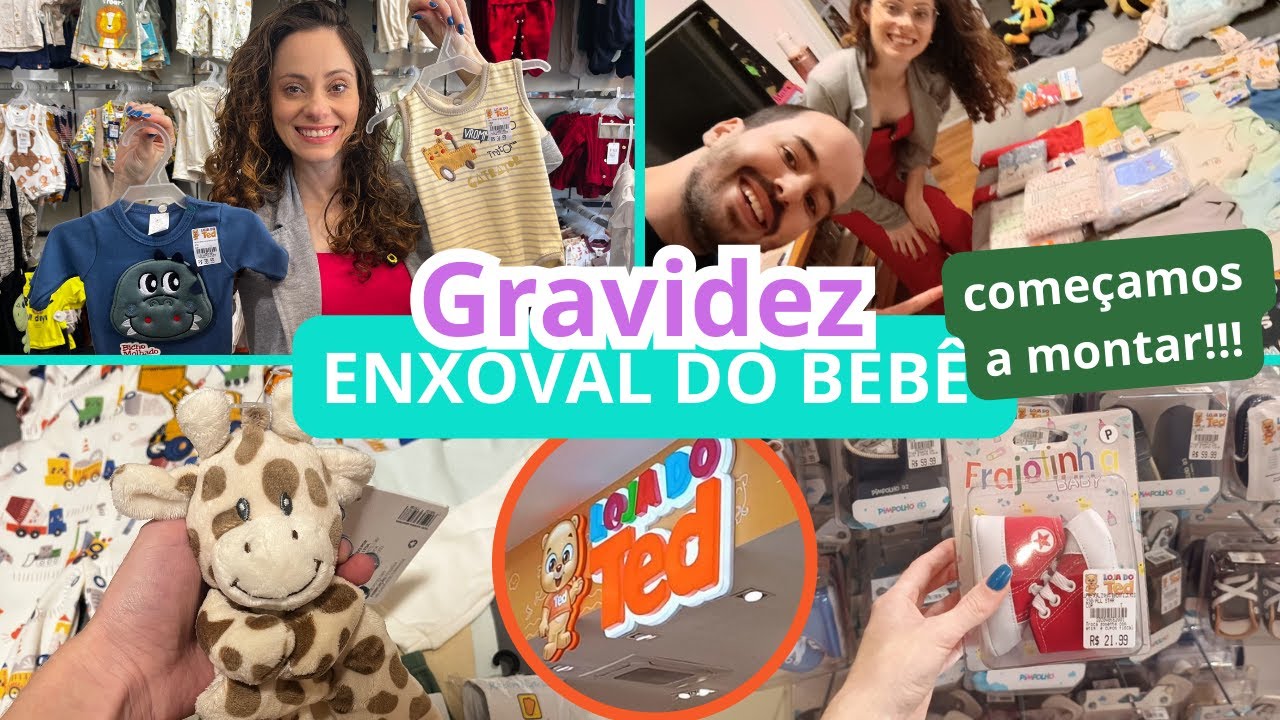 Anúncio da GRAVIDEZ + primeiras compras do ENXOVAL do BEBÊ