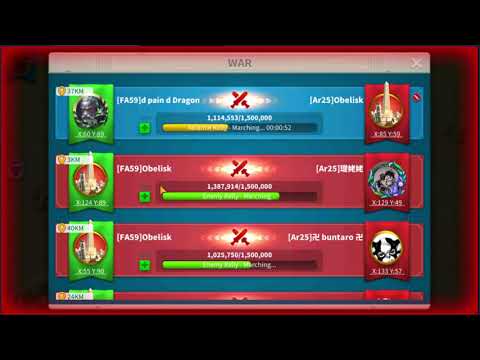 - = RISE OF KINGDOM = - FA59 VS Ar25 - = ARK OF OSIRIS = -