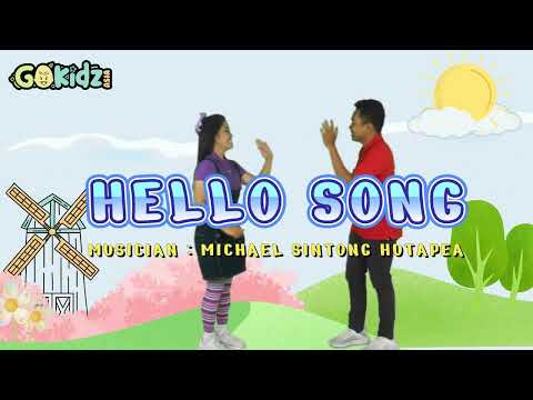 HELLO SONG | Moshi Moshi Olah Olah Kids Actions Song | Happy Song