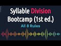 Syllable Division Bootcamp: All 8 Syllabication Rules  (One Minute Reading Tutor) #syllabledivision
