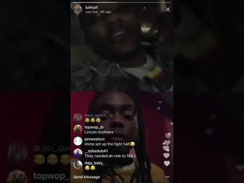Luh Half & Dayo Murda go instagram live to expose and diss the Benji Brothers