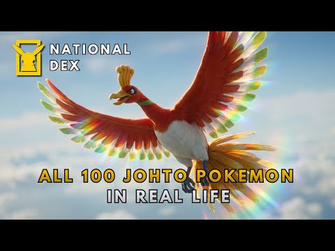 Real Life Pokemon - NatGeo: All 100 Johto Region Pokemon