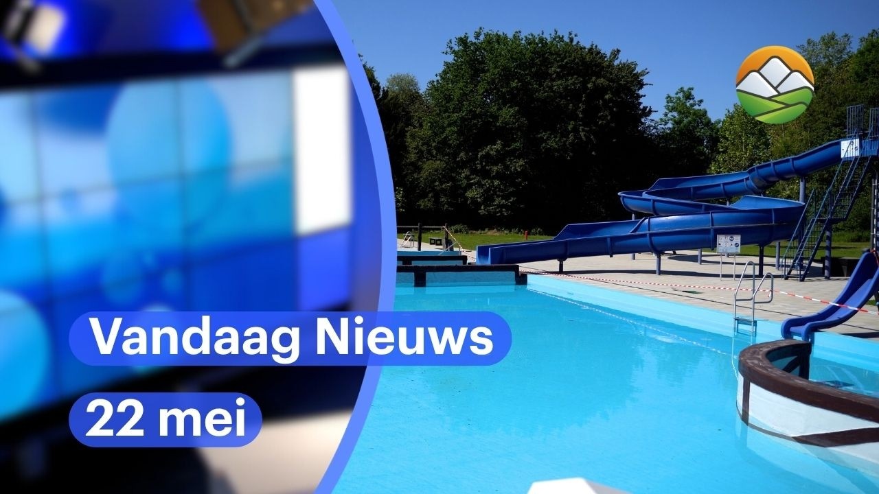 Vandaag Nieuws: lang en heet Pinksterweekend voor de boeg, zwembad bereid zich voor