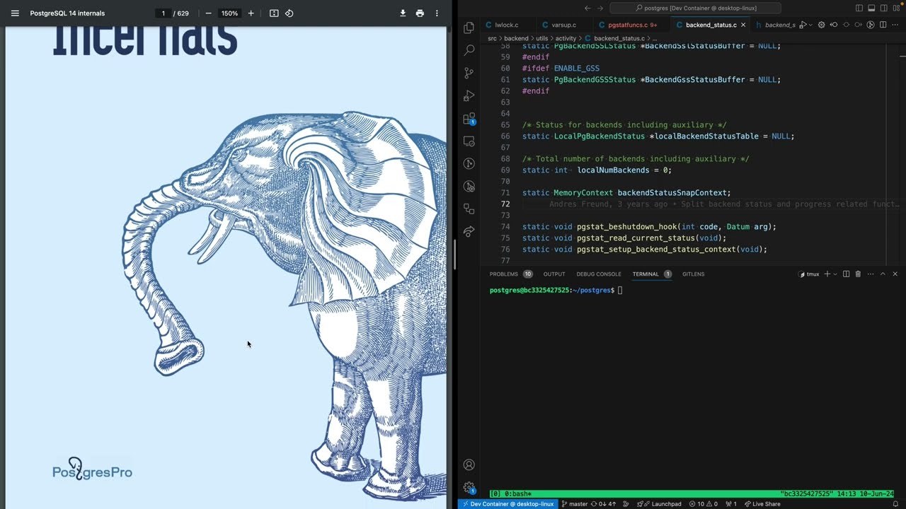 PgTalk ep2 | PostgreSQL 14 internals | About This Book